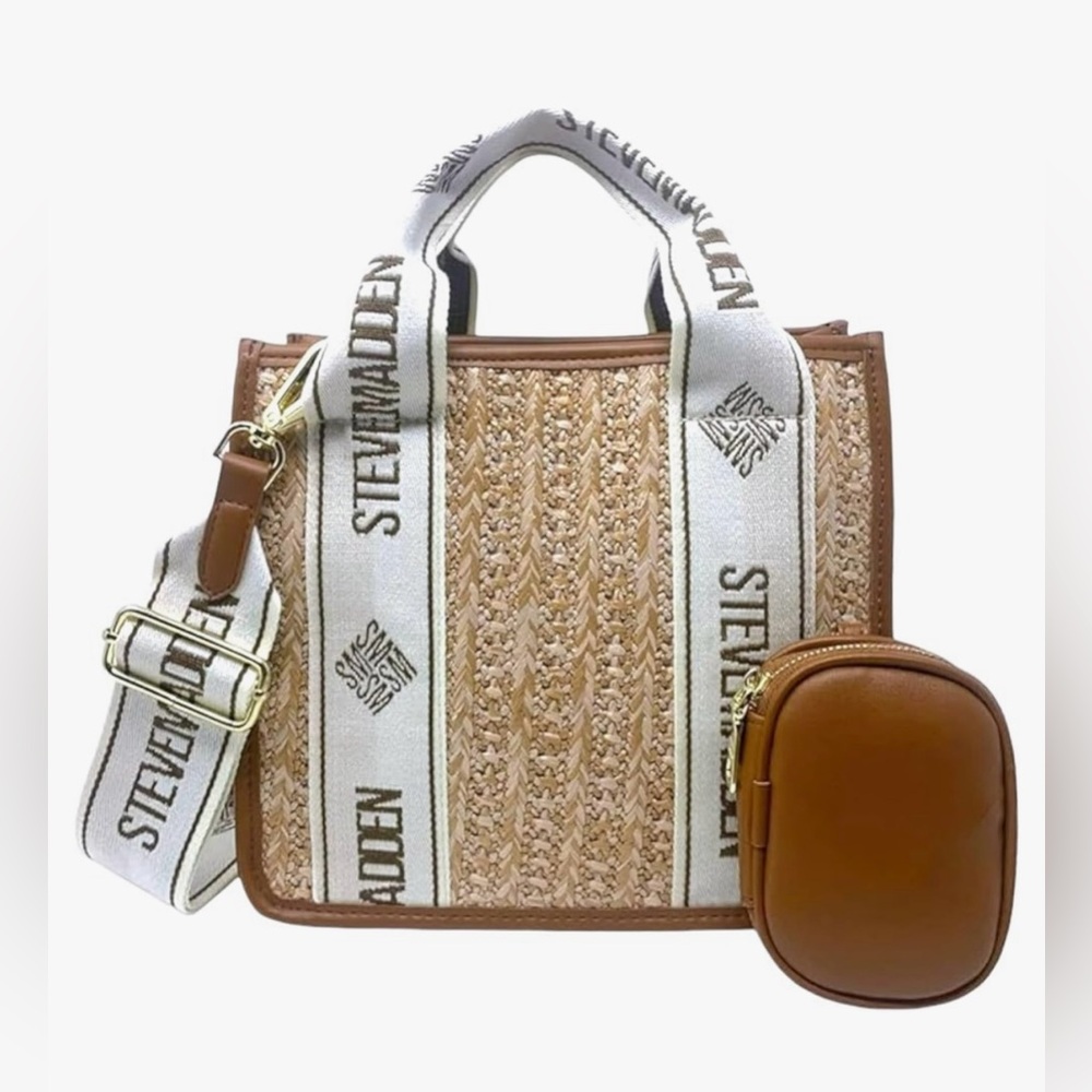 Steve Madden Straw Bwebber Bag